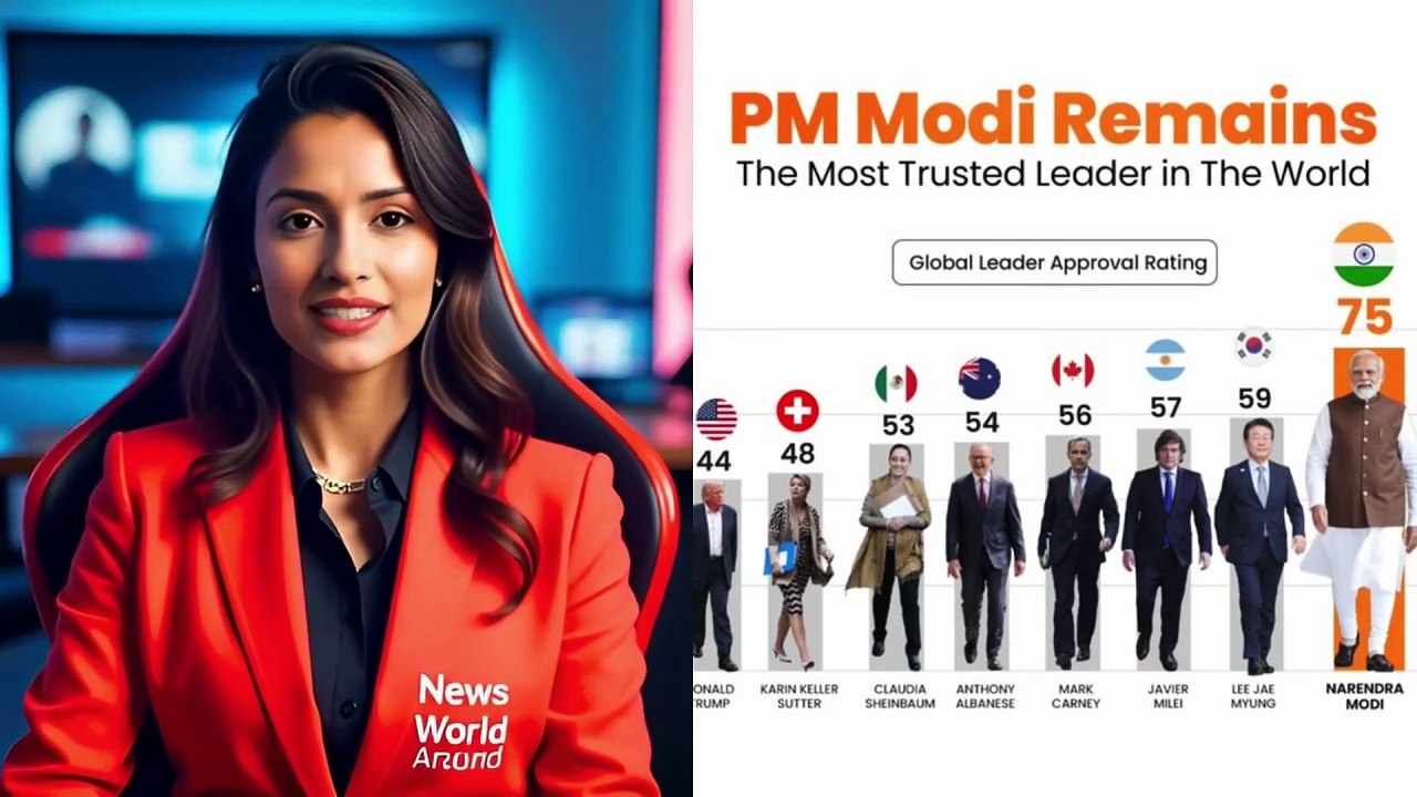 PM Modi Once Again rated Number One Top World Leader