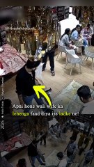 The bridal lehenga cost ₹32K — and the groom-to-be shredded it with a knife inside the store! 😲