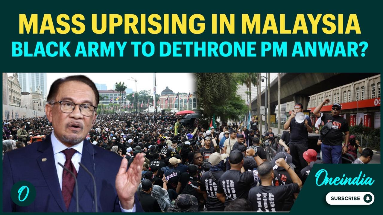“Step Down Anwar” Mass Protests Rock Malaysia |18,000 March With Mahathir Demanding Pm’s Resignation