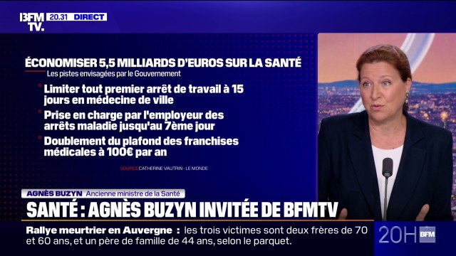 La dynamique des arrêts maladie est déconnectée de l'état réel de santé de la population , déclare Agnès Buzyn, ancienne ministre de la Santé