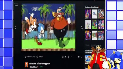 SONIC AND EGGMAN GO ON DEVIANT ART(360P)