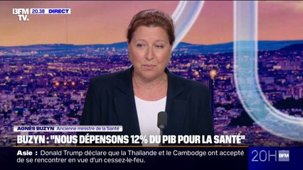 "Nous dépensons chaque année 12% de notre PIB pour la santé", déclare Agnès Buzyn, ancienne ministre de la Santé