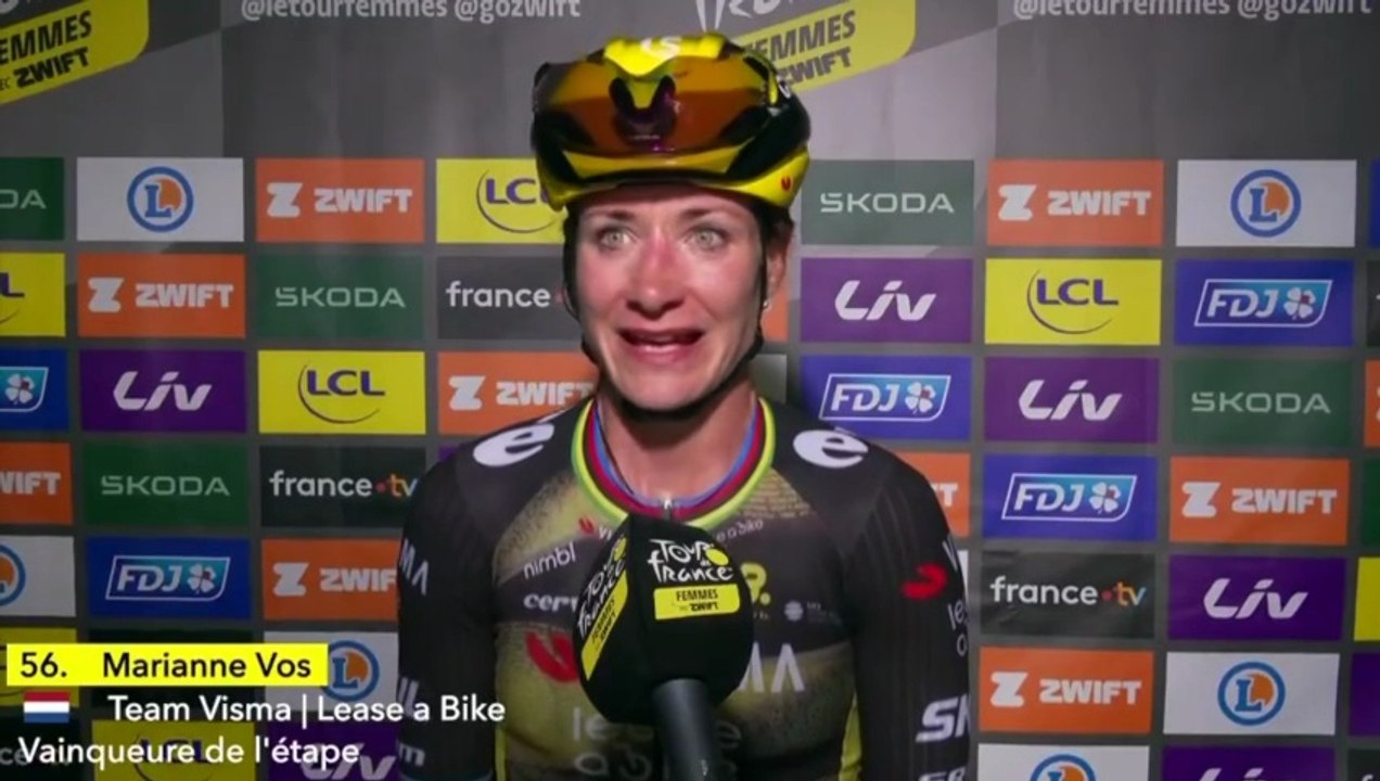 Tour de France Femmes 2025 - Marianne Vos : "Bien sûr, si Pauline Ferrand-Prévot avait tenu..."