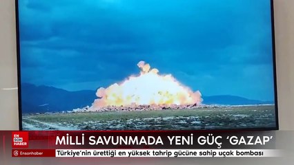 Türkiye'nin ürettiği en yüksek tahrip gücüne sahip uçak bombası: GAZAP
