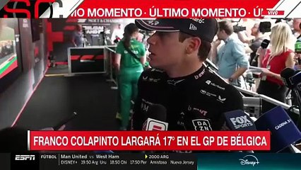 COLAPINTO LARGARÁ 17MO EN BÉLGICA: "ESTOY TRISTE, PERO PODEMOS REVERTIR" - MH SPORTS