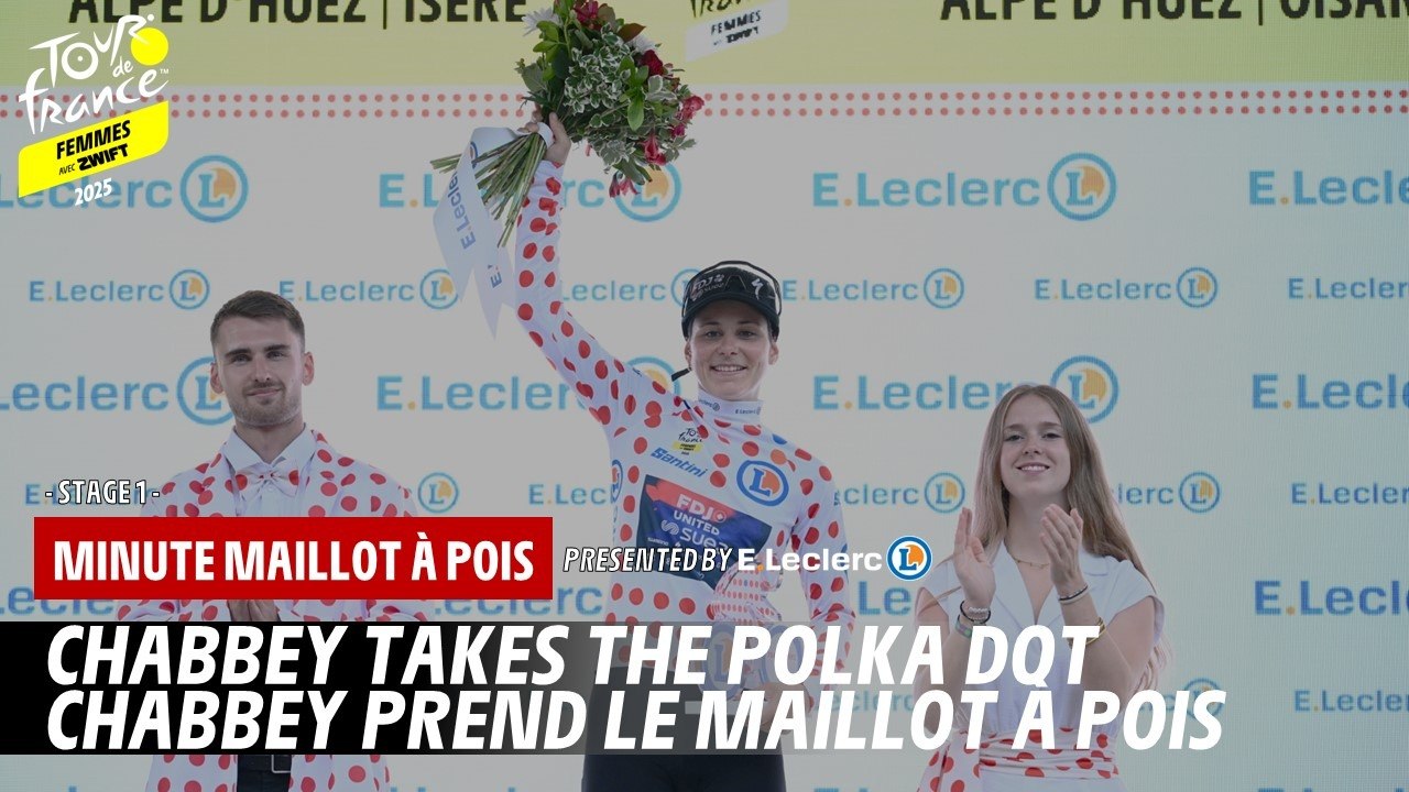 E.Leclerc Polka Dot Jersey Minute - Stage 1 - Tour de France Femmes avec Zwift 2025