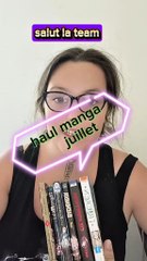 haul manga de juillet 2025.