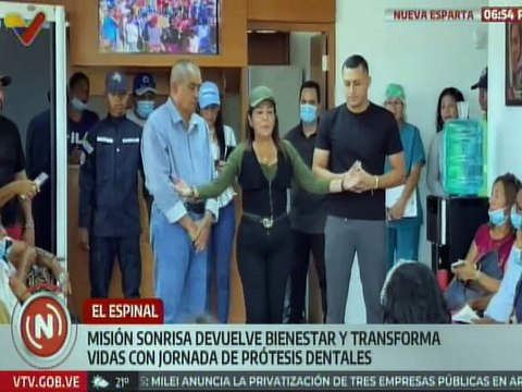 Misión Sonrisa beneficia a más de 100 neoespartanos con jornada de prótesis dental