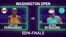 Fernandez stuns Rybakina to reach Citi Open final