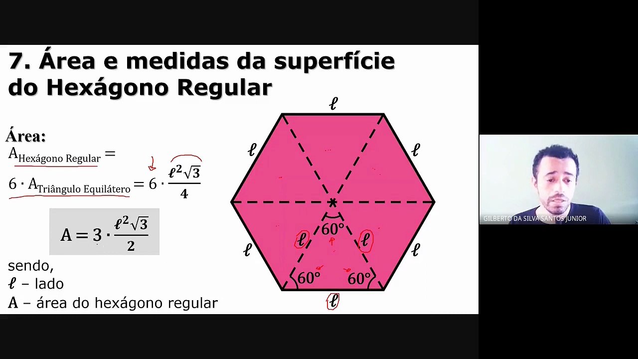 Hexágono Regular - Geometria Plana (Aula 5)