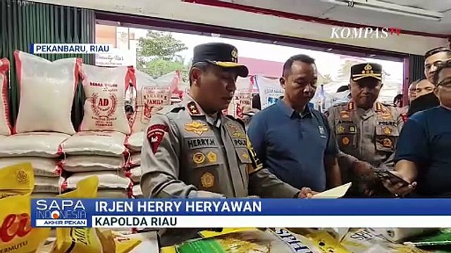Tempat Produksi Beras Oplosan Digerebek, 9 Ton Beras Disita | SAPA PAGI