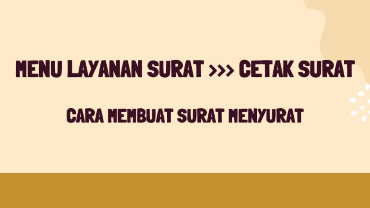 Cetak Surat