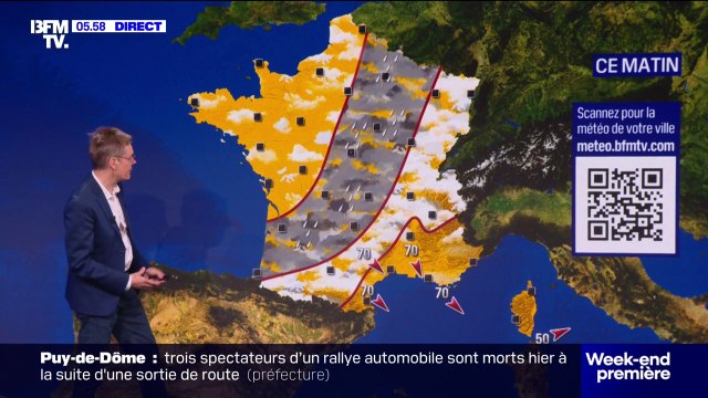 Un mistral important côté Méditerranée, quelques averses attendues dans l'après-midi dans le Nord de la France...La météo de ce dimanche 27 juillet