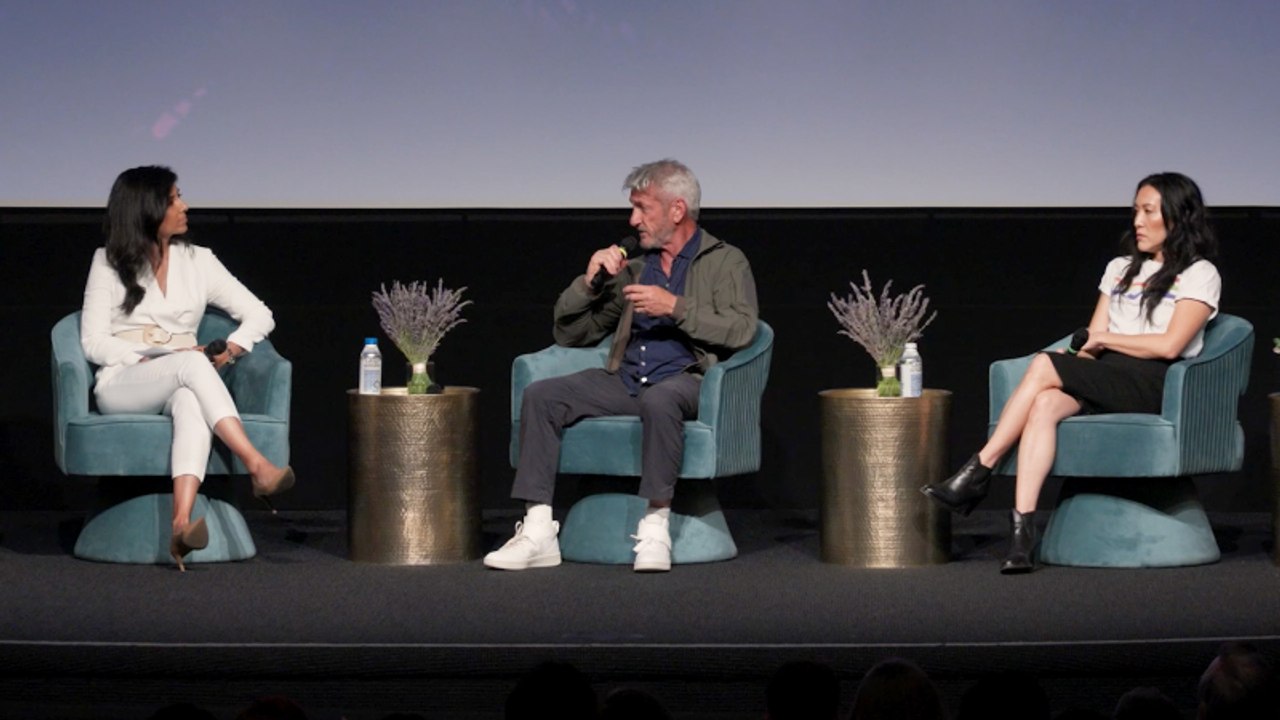 CORE Co-Founders Sean Penn and Ann Lee Fireside Chat at THR's Social Impact Summit | THR Video
