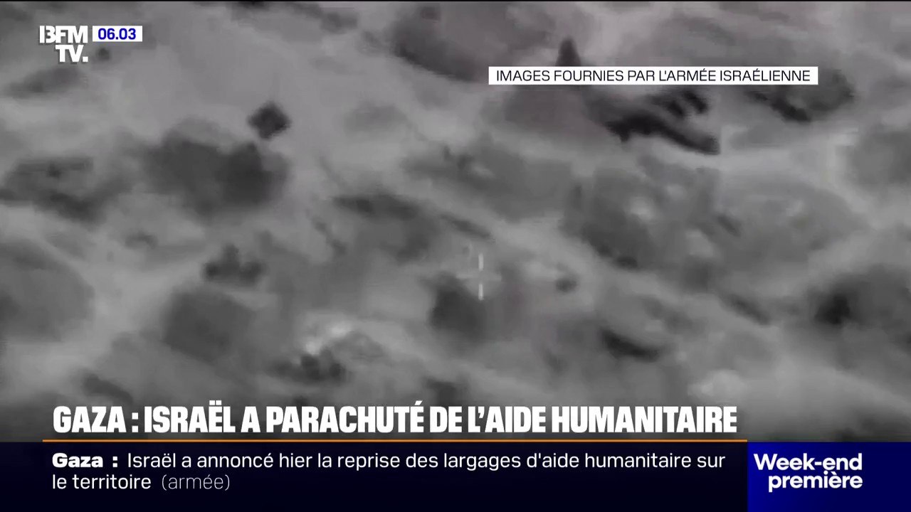 Gaza: l'armée israélienne dit avoir parachuté de l'aide humanitaire dans l'enclave palestinienne