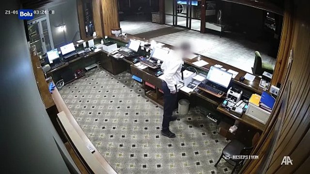 Kartalkaya'daki Grand Kartal Otel yangınında yaşananlara ilişkin yeni görüntülere ulaşıldı