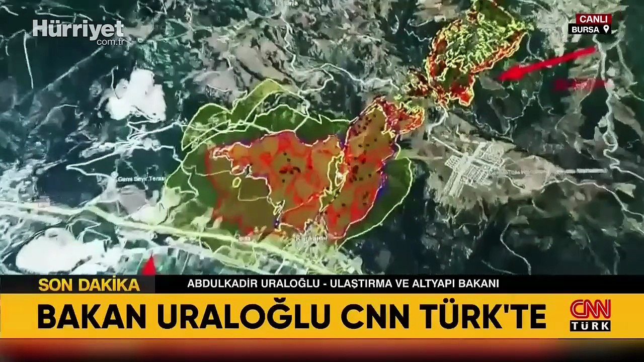 Bakan Uraloğlu Bursa'daki orman yangınında son durumu açıkladı