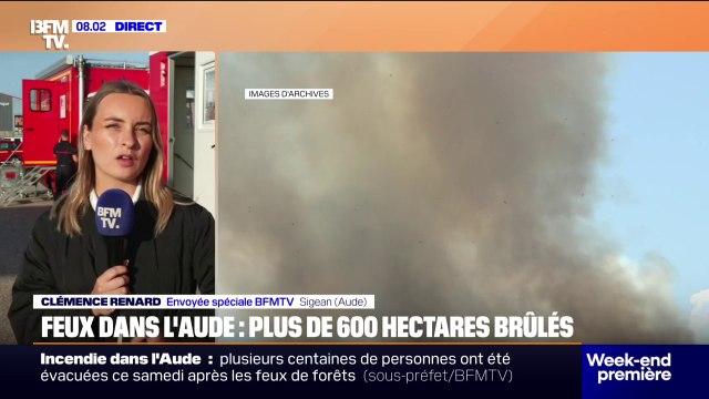 Feux dans l'Aude: le feu toujours pas fixé, mais stabilisé , de nouvelles rafales de vent attendues ce dimanche