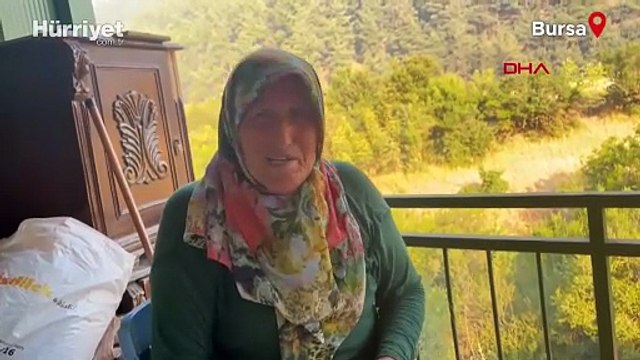 Bursa'da alevlerin ortasında kalan anne: Çocuklarım yanacak diye çok korktum!