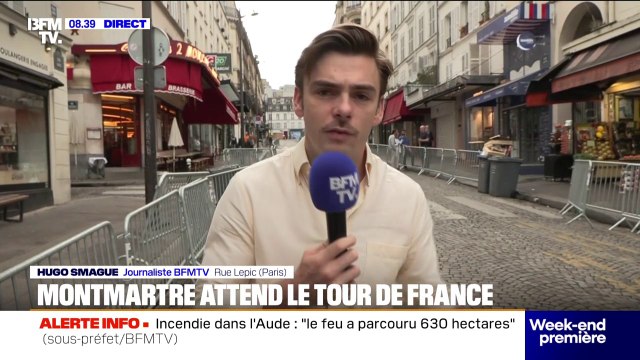 Tour de France: un dispositif de sécurité important mis en place pour accueillir les coureurs vers Montmartre