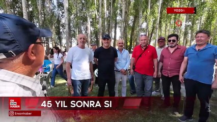 Yozgat'da 45 yıl sonra duygulandıran buluşma