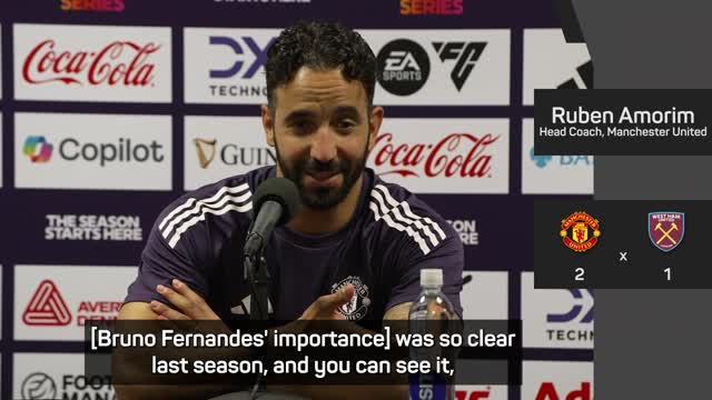 'Fernandes is our leader, but he needs help’ - Amorim