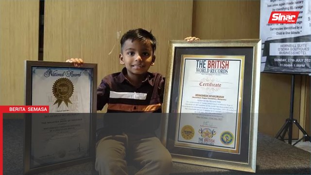 Kanak-kanak 6 tahun cipta rekod kenal pasti 65 mata wang dalam tempoh seminit