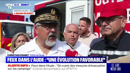 Feux dans l'Aude: "La moindre imprudence peut provoquer des situations dangereuses", alerte le préfet de l'Aude