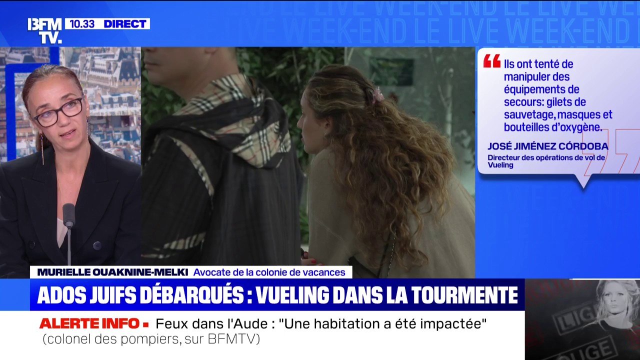 Affaire Vueling: "Ils ont été extrêmement choqués", explique l'avocate de la colonie de vacances débarquée par la compagnie