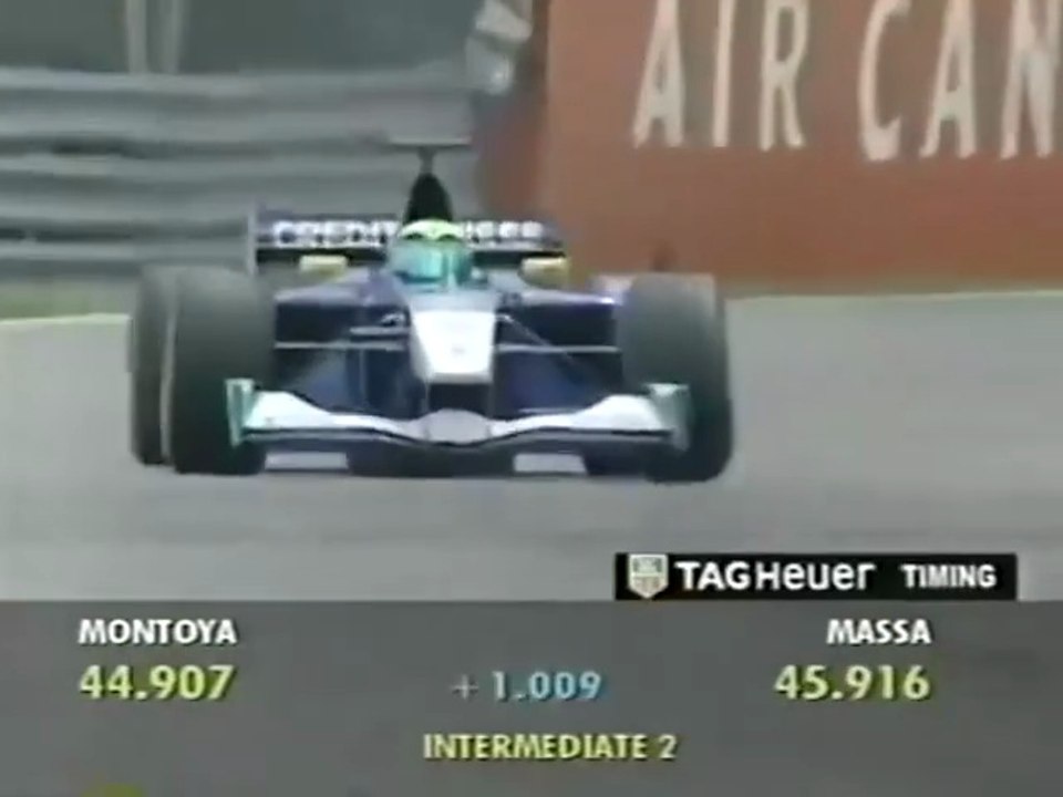 F1 – Felipe Massa (Sauber Ferrari V10) lap in qualifying – Canada 2002