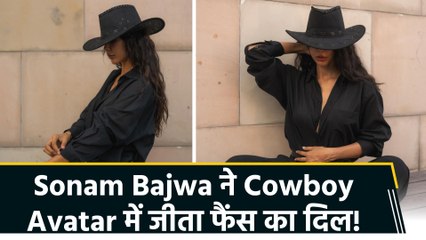 Sonam Bajwa ने Cowboy look में शेयर की bold and beautiful तस्वीरें