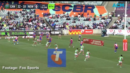 Martin Scores First NRL Try for Canberra Raiders