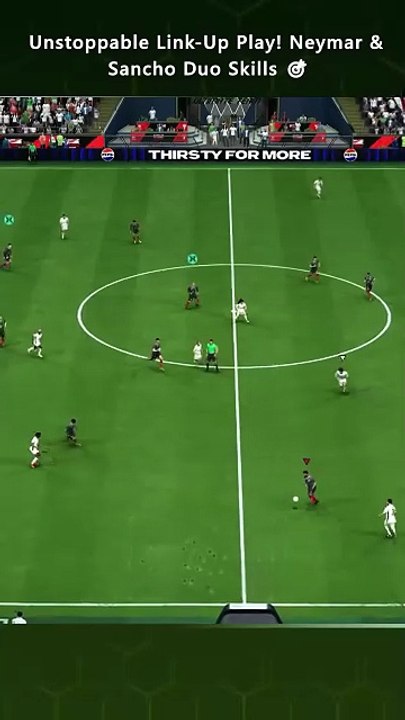 Unstoppable link up-play! Neymar x Sancho duo skills.
