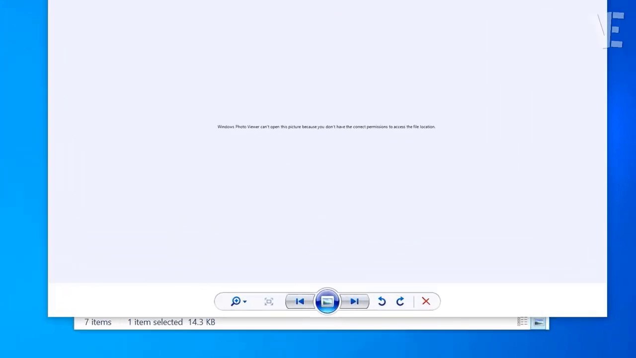 Fix Windows Photo Viewer Can't Open This Picture – Correct Permission Error in Windows 10/11/8/7
