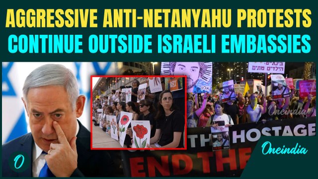 Tel Aviv Demands Netanyahu's Resignation: Furious Israelis Storm U.S Embassy, Demand Gaza Ceasefire