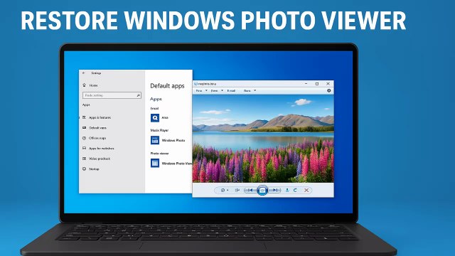 🖼️ How to Enable & Restore Windows Photo Viewer in Windows 10 / 11 – Easy Step-by-Step Guide ✅