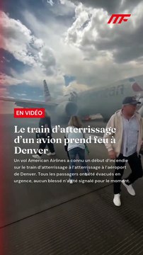 🚨🇺🇸✈️ FLASH – Le train d’atterrissage d’un avion prend feu à Denver Un vol American Airlines a connu un début d’incendie sur le train d’atterrissage à l’atterrissage à l’aéroport de Denver 🔥🛬 👉 Tous les passagers ont été évacués en urgence...