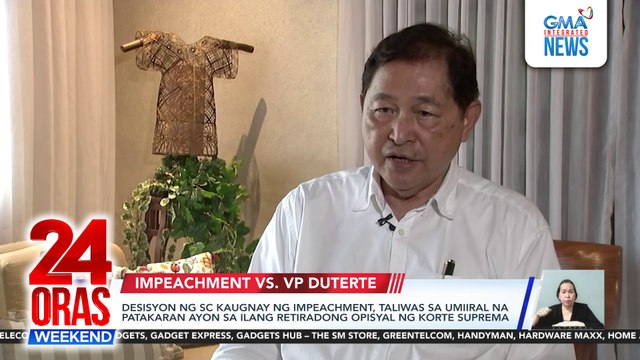 Ikaapat na impeachment complaint ng HOR laban kay VP Duterte, idineklarang unconstitutional ng Supreme Court | 24 Oras Weekend