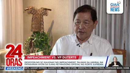 Ikaapat na impeachment complaint ng HOR laban kay VP Duterte, idineklarang unconstitutional ng Supreme Court | 24 Oras Weekend