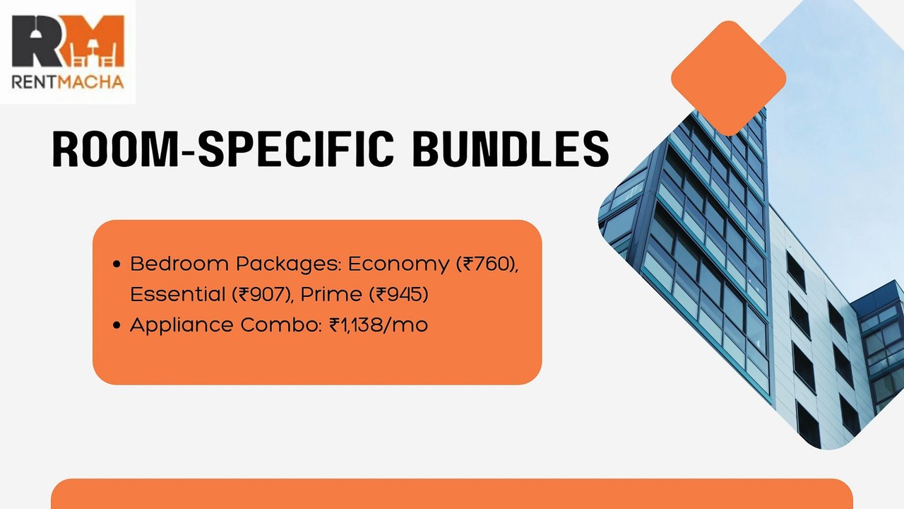Flexible Furniture Rental Packages by RentMacha – Comfort Made Easy