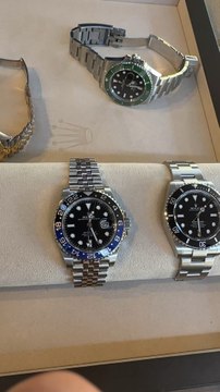 Rencontre spontanée (et gratuite) entre un abonné (marchand) et moi-même lors de mes vacances à #alicante en #espagne / On y découvre des #rolex sympathiques #horlogerie #montres #rolexbrucewayne #submariner