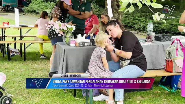 Gruga Park jadi salah satu tempat tumpuan peminat sepanjang Sukan Universiti Dunia berlangsung