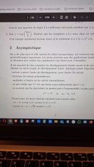 Développement asymptotique d'une suite définie implicitement.Poly Tosel vers la spé MP 21 p.4#llg #tose #fonction #suite