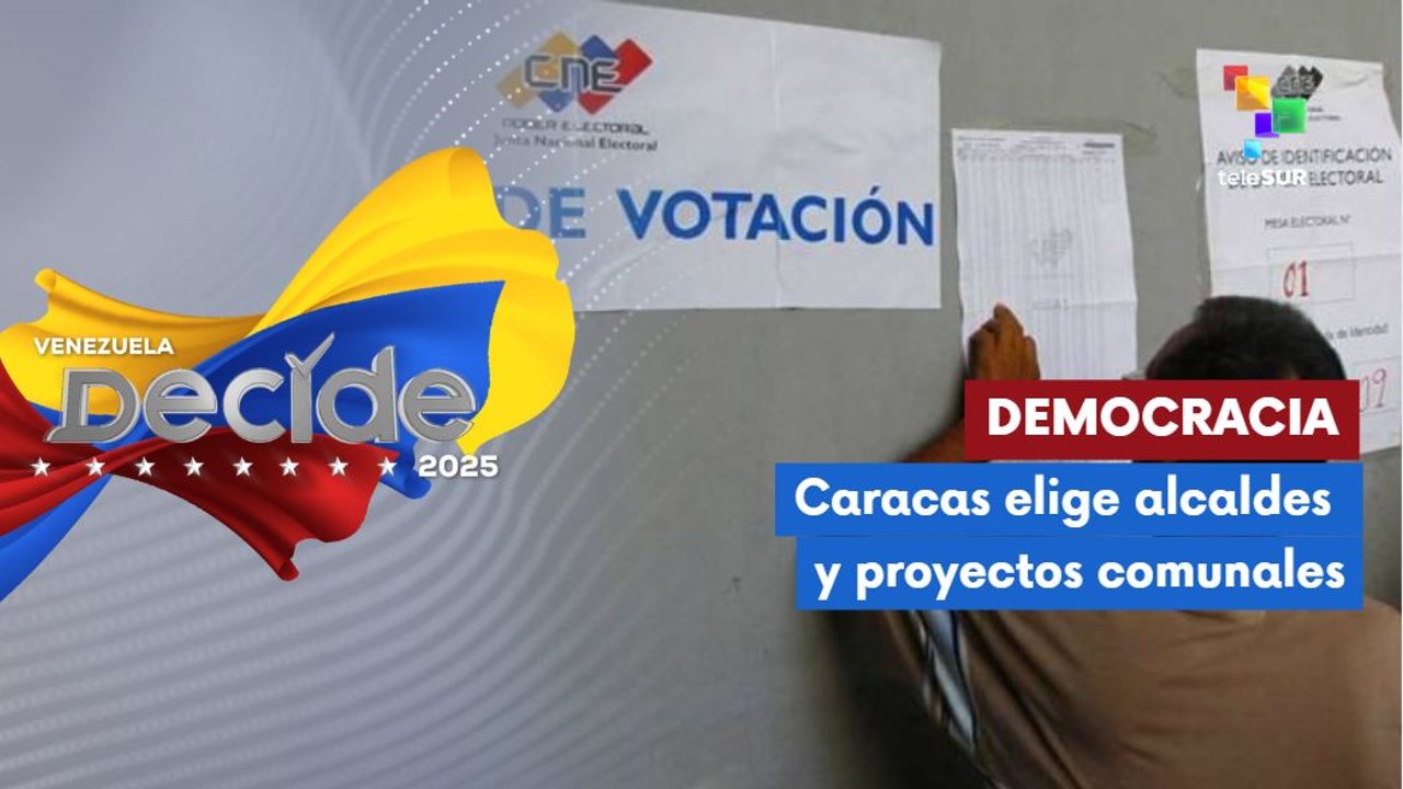 Fiesta democrática en la capital por las elecciones municipales venezolanas