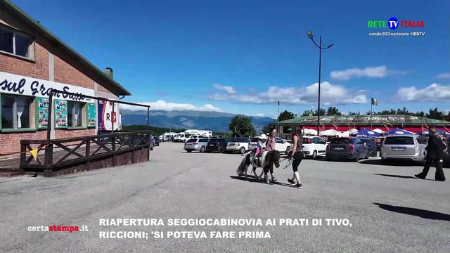 SEGGIOCABINOVIA RIAPERTURA AI PRATI DI TIVO, RICCIONI; SI POTEVA FARE PRIMA