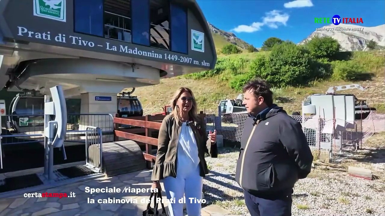 Speciale riapertura della cabinovia dei Prati di Tivo