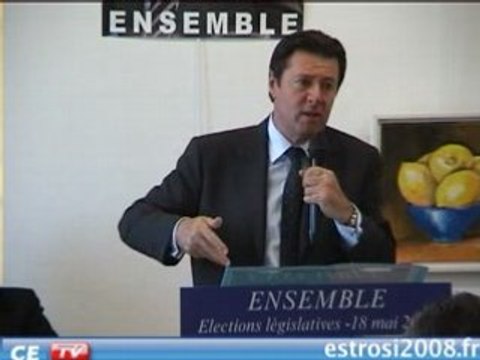 LÉGISLATIVES Gilette CHRISTIAN ESTROSI 2008