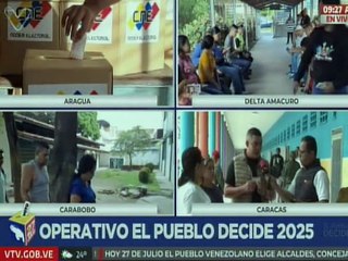 Caraqueños salen a sufragar con alegría y en armonía en estos comicios municipales 2025
