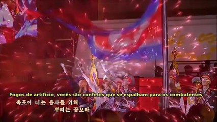 "Contem, fogos de artifício da vitória na guerra"