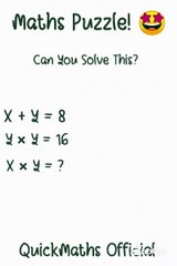 Quick Brain Test! 😲 Can You Solve This Before Time Runs Out?